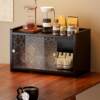 Desktop storage rack household acrylic living room kitchen countertop removable tea set storage study room finishing dustproof cup holder