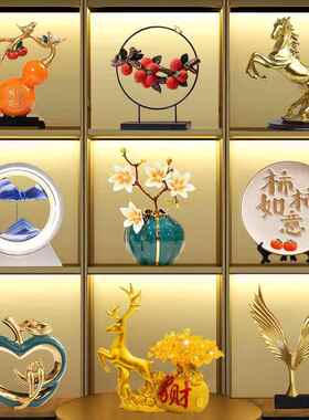 新款现代约风户玄简关入艺品摆设品客厅轻工奢电视柜红酒柜装饰品