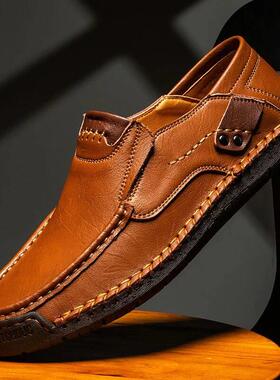 Leather Shoes for Men Soft Shoes Man Comfortable Casual Men