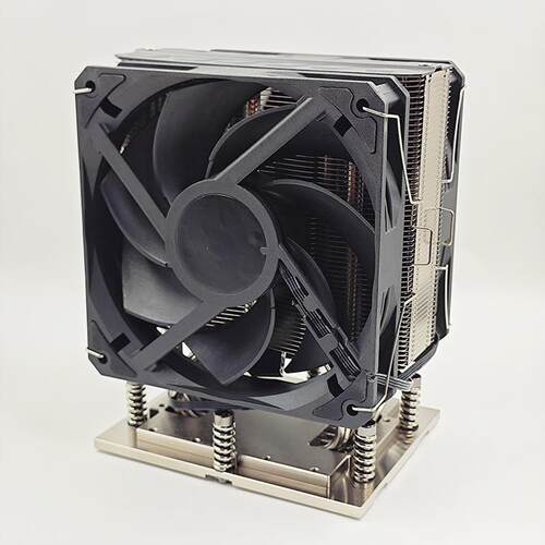 酷秸珂LGA4677 CPU6热管散热器 6U塔式AMDSP5 4189 SP5散热双风扇 - 图0
