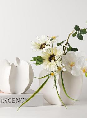 杨桃陶瓷花瓶外贸描金组合摆件工艺品酒店玄关装水桌面创意花插定