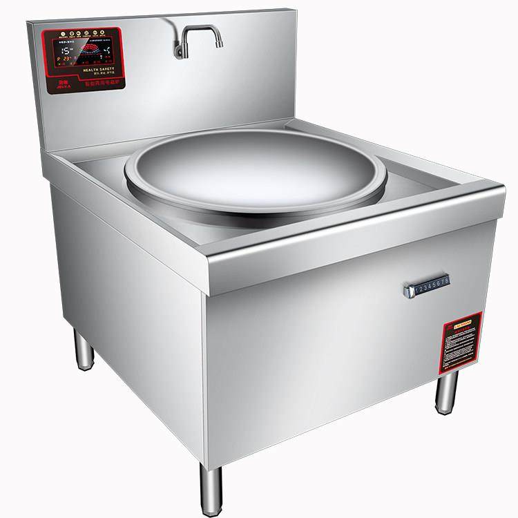 商用电磁炉大锅灶15KW饭店食堂学校大炒炉凹面大功率商用电磁炒灶,淘宝优惠券,粉丝福利购,淘宝优惠卷