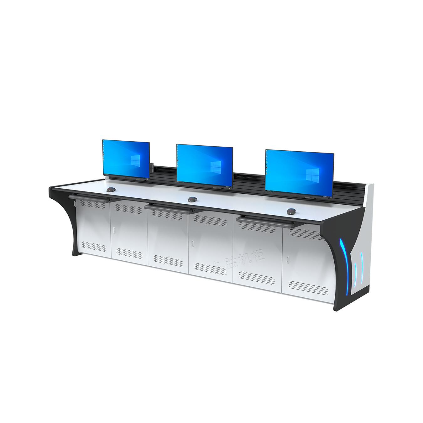 Command center console monitoring table manufacturer operating console security monitoring room computer room workbench durable steel