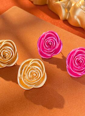 Rose Earrings Women