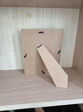 密度板相框背板带旋卡扣影楼桌摆后支架广告装饰画裱画后底板