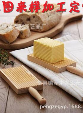 工厂供应实木榉木意大利面制作木板面食汤团操作面板板
