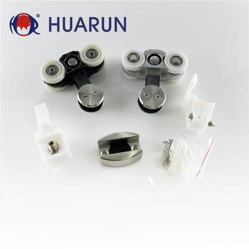 厂家直销玻璃门折叠推拉门隔断不锈钢吊轮专用轨道滑轮吊轨 - 图0