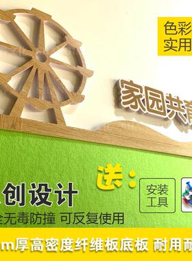 幼儿园家园共育联系栏成品家长园地环创装饰主题公告栏宣传文化墙
