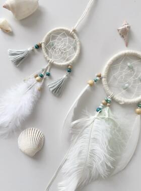 #BIRDHANDMADE#原创设计手工小众捕梦网车挂饰品 创意手工DIY礼物