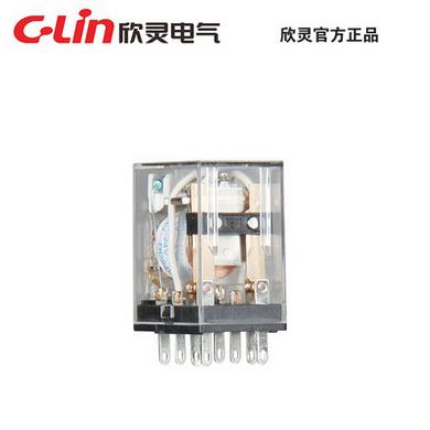 欣灵HHC68B-2Z HH52PL MY2N DC24V DC12V带指示灯 电磁中间继电器 - 图2