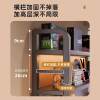 Desktop bookshelf hole plate storage rack household vertical multi-layer iron storage rack student computer desk organizer