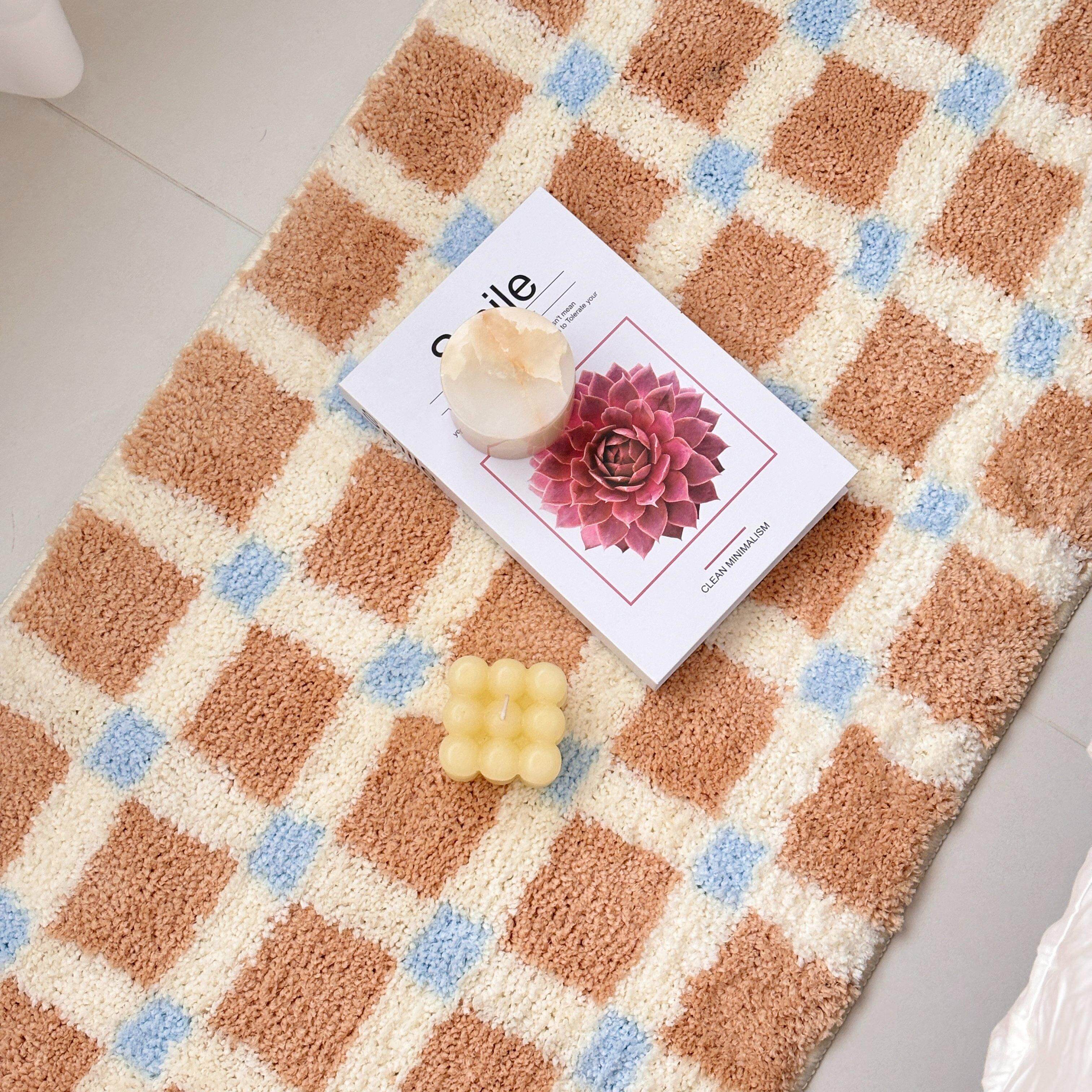Korean ins style carpet bedroom bedside blanket thick plush living room coffee table floor mat children's room non-slip foot mat