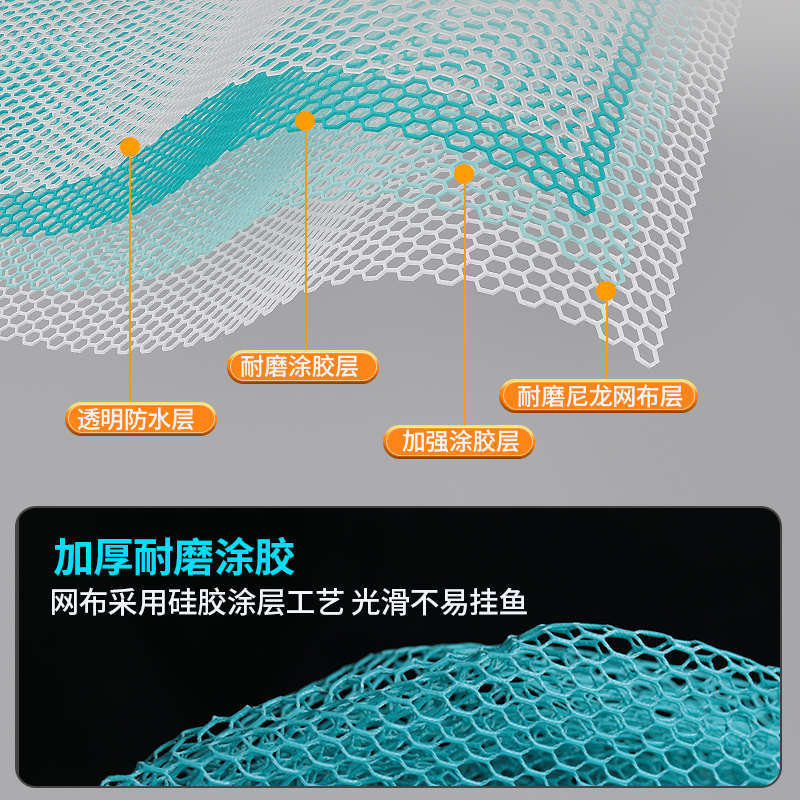 吉美鱼护野钓黑坑专用鱼网兜渔护装活鱼袋方形小鱼护网速干兜袋包 - 图1
