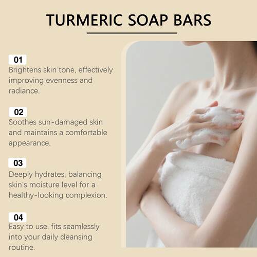 OCEAURA Turmeric Cleansing and Nourishing Soap - Gentle Body - 图2