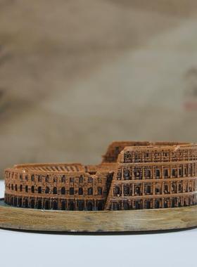 正品古罗马斗兽场欧式彷文公创意建筑模型Figure工艺礼品摆饰办装