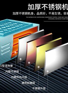 旭茂XM-56B双板电热章鱼丸子机休闲小吃设备厂家直销