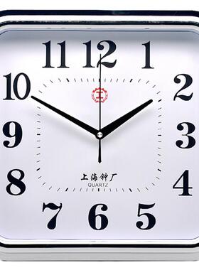 钟钟厂12 英寸静音挂钟简约FLW现代大字体客厅卧室教书房室公办商