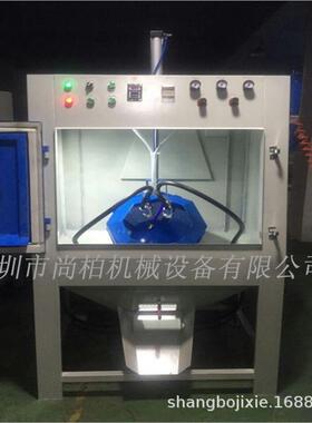 厂家定制滚筒式自动喷砂机小型五金塑胶铝圆管去毛刺喷沙设备现货