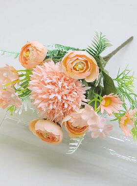 仿真绣球花组合把束田园家居装饰绢花摄影花艺手捧花道具摆件