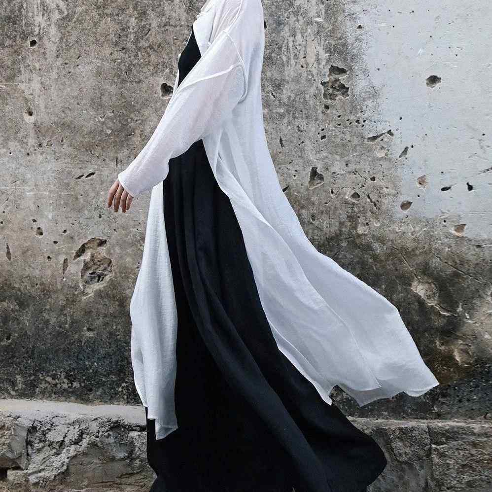 古风爵士舞蹈服纱衣长版开叉衬衫女夏季新款对襟长衫防晒衣古典舞,淘宝优惠券,粉丝福利购,淘宝优惠卷