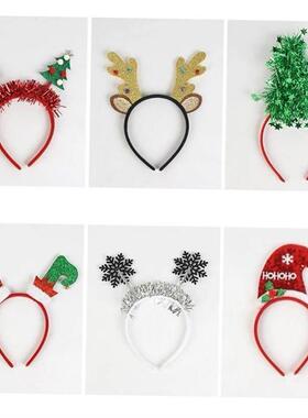 Christmas Headbands Elk Antlers Cute Xmas Hair Accessor