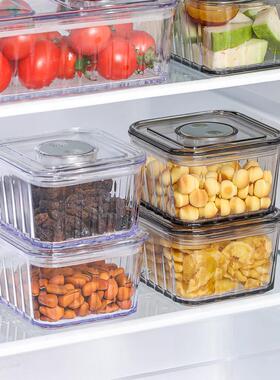 食物收纳盒食品级冰箱冷冻藏厨房姜葱蒜储存盒迷你分格密封保鲜盒