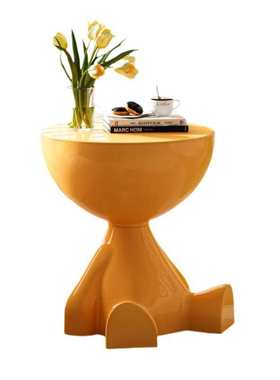 摆件小平头落地摆件茶几家用客厅沙发边几床头小圆桌子角几摆件