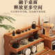 Table storage rack kitchen corner countertop cup rack dining table storage tool corner small cupboard sideboard dopamine