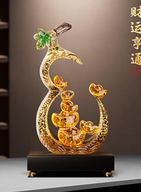 招财元宝葫芦摆件高级感客厅玄关电视柜酒柜装饰搬家乔迁新居礼物