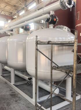 全自动浅层砂过滤器 多并联循环水旁滤设备工业水处理砂滤