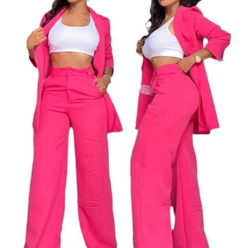 Woman Elegant Blazer Sets New Autumn Fashion Women's Notched - 图1