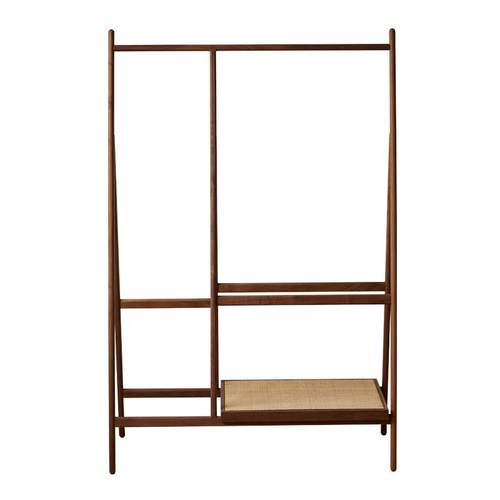 高档喜盈森北黑胡置樱桃木衣欧桃帽架日式实木家用落地挂衣架卧室 - 图2