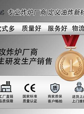商用立式机械款大容量电炸炉油炸锅304不锈钢加厚机身恒温油炸