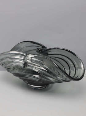 北欧轻奢创意玻璃果盘家居客厅托盘茶几玄关餐桌书房软装饰品摆件