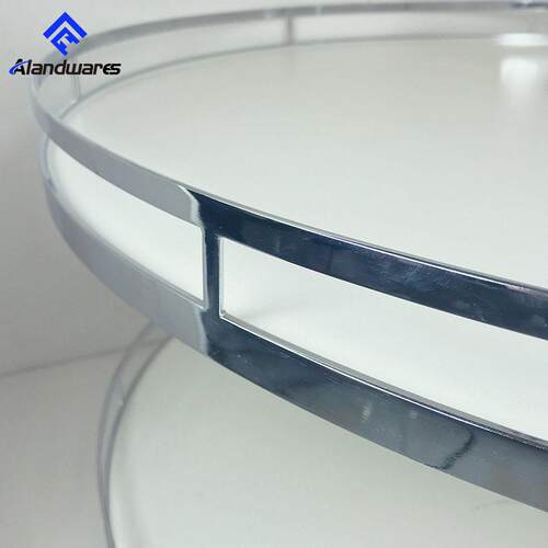 270碟转盘篮锅角落厨房衣柜篮度拉篮Oland双层防滑旋转拉篮 - 图2