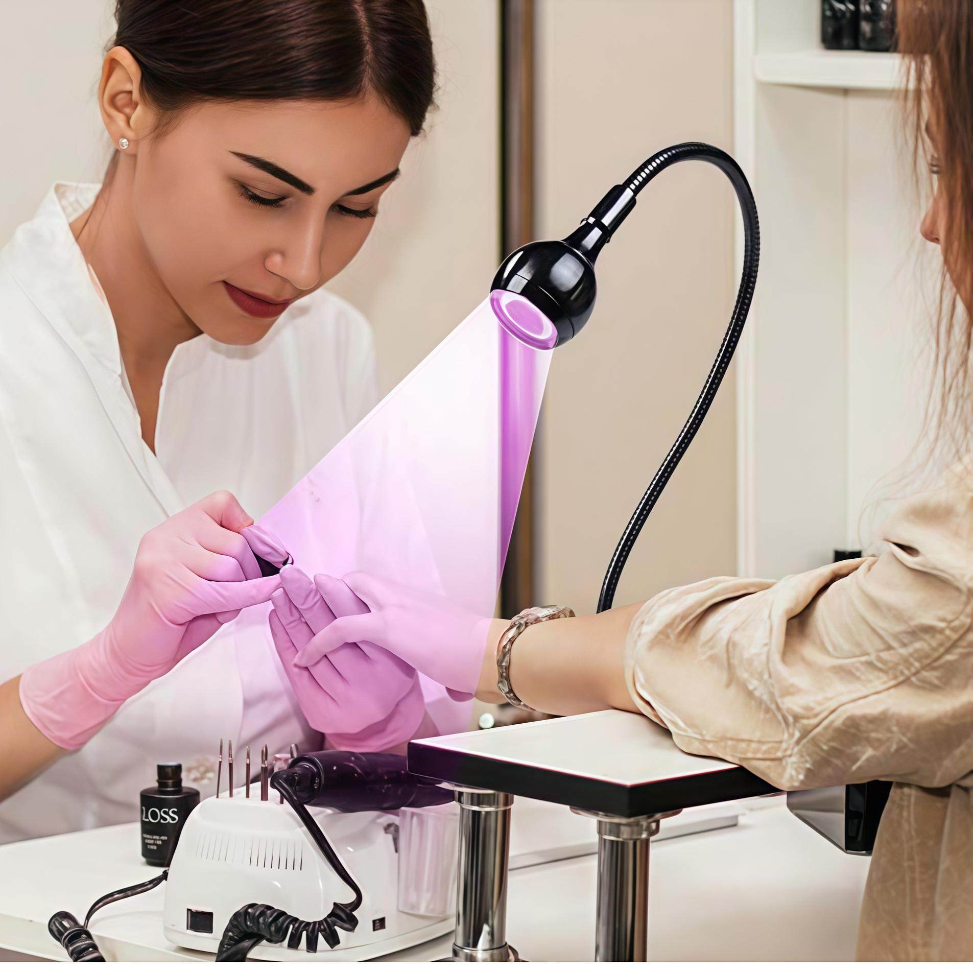 led万向软管铁夹式聚光护眼书桌床头灯插电充电调光防蓝光usb射灯,淘宝优惠券,粉丝福利购,淘宝优惠卷