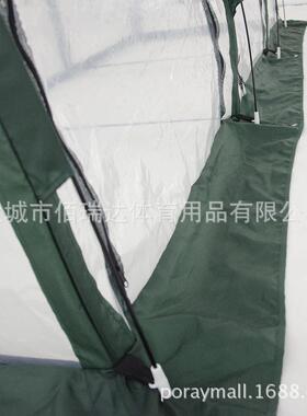 2米PE花园保温隧道帐篷可移动植物篷多肉温室花房棚防雨透气透光