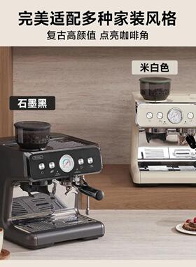 Barsetto百胜图咖啡机BAE02二代现研磨豆一体奶泡双泵意式半自动