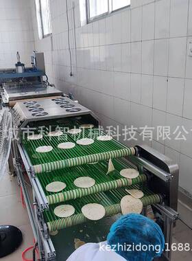 一机多用压饼机 发面小饼生产流水线 烧烤小饼设备烧烤烙饼机