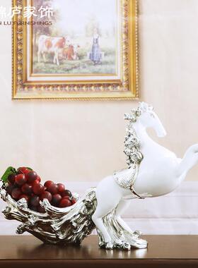 红酒酒架欧式创意家居家用酒柜庄园红酒架工艺品摆件装饰品摆设