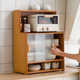 Kitchen cupboard storage rack cabinet type bowl and plate storage rack box multi-function bowl rack seasoning rack bowl and chopsticks cabinet storage cabinet
