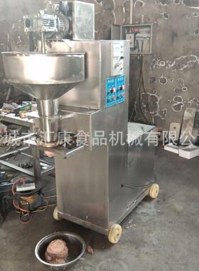 新型摆头加工肉丸机械实心狮子头丸子成型机汇康机械研发设备