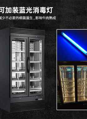 玛克圣宝牛肉冷藏展示柜牛肉熟成柜排酸恒温柜高端牛排熟成排酸柜