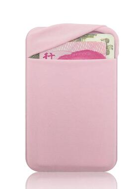 Men Sticker Pocket Wallet Case Card Holder for Cell Phone