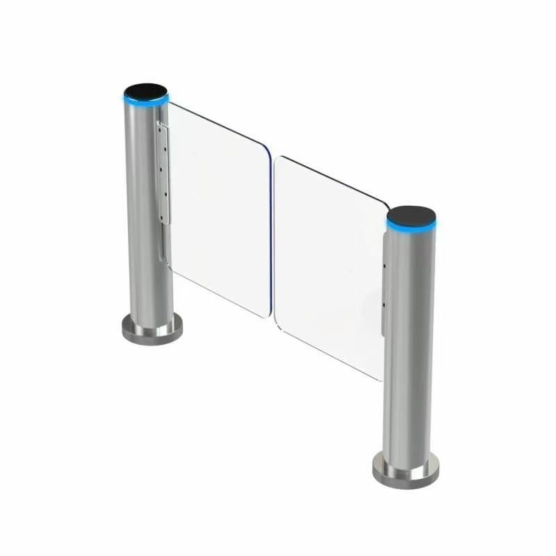 Face recognition vertical swing gate factory attendance gate office building visitor scanning gate intelligent access control system door