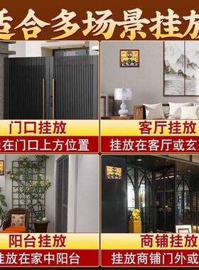 全铜山海镇八卦镜室外摆件麒麟山海镇室内凸面八卦镜凸镜山海镇