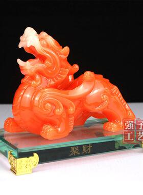 貔貅摆件一对公母招财聚财旺财皮丘装饰品办公室店铺桌面摆设
