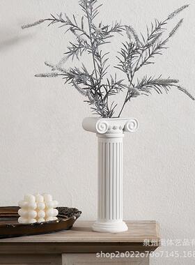 新款直销创意ins树脂花瓶树脂雕像家居工艺品道具装饰摆件花插罗