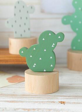 阿楹 ins仙人掌装饰拍照道具多巴胺可爱小摆件艺术玄关幼儿园布置