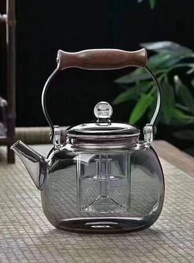 新匠电陶炉1500w新款2024家用复古煮茶炉茶壶套装蒸煮一体电陶炉